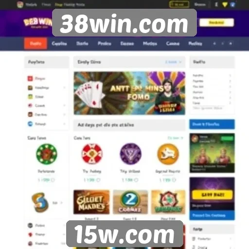 Análise da interface do usuário do site 38win