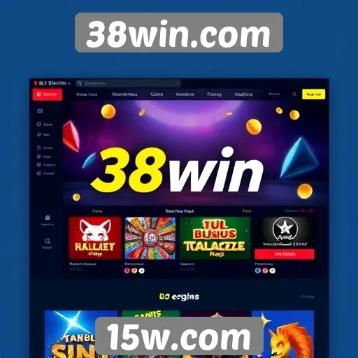 Avaliação da interface de usuário do site 38win.com